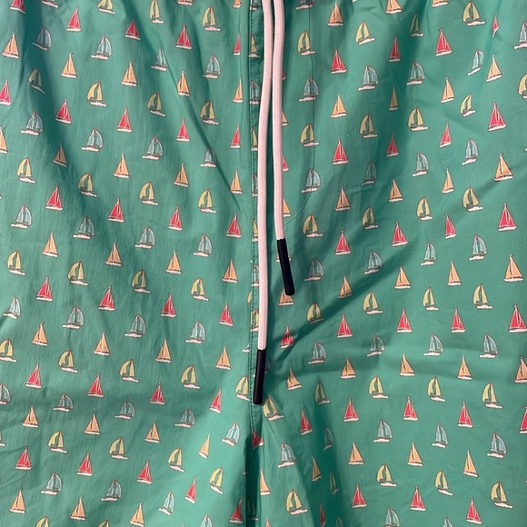 Henri Costa Costal XXL Hyannis Green Swim Short NWT Pockets - Picture 2 of 7